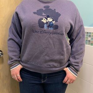 Disney Women's Embroidered Vintage Sweatshirt